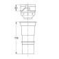 Grohe Rapid SL - Adaptateur pour modules de toilettes avec réservoir de chasse 42333000