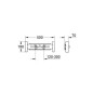 Grohe Rapid SL - Support de fixation pour cloison légère 37998000