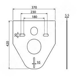 Alcadrain Inbouwreservoirs - Plaque d'isolation pour toilettes et bidet suspendus, blanc M91