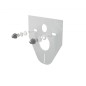 Alcadrain Inbouwreservoirs - Plaque d'isolation pour toilettes suspendues et bidet avec accessoires, plastique/chrome M910CR