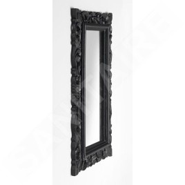 Sapho Miroirs - Miroir Samblung avec cadre, 400x700 mm, noir IN113
