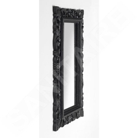 Sapho Miroirs - Miroir Samblung avec cadre, 400x700 mm, noir IN113