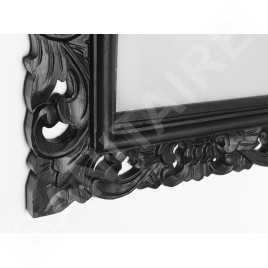 Sapho Miroirs - Miroir Samblung avec cadre, 400x700 mm, noir IN113