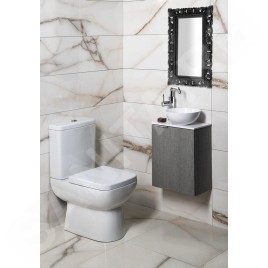Sapho Miroirs - Miroir Samblung avec cadre, 400x700 mm, noir IN113
