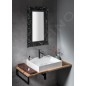 Sapho Miroirs - Miroir Samblung avec cadre, 400x700 mm, noir IN113 Sapho Miroirs - Miroir Samblung avec cadre, 400x700 mm, noir IN113