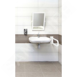 Sapho Miroirs - Miroir inclinable 40x60 cm, blanc XH007W