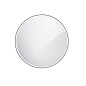 Nimco Miroirs - Miroir avec éclairage LED, diamètre 80 cm, noir mat ZPC 28002R-90
