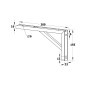 Sapho Accessoires - Support de fixation 1 pièce, chromé 30386