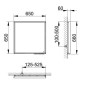Keuco Royal Lumos - Miroir avec éclairage LED et chauffage, 65x65 cm 14598171500 Keuco Royal Lumos - Miroir avec éclairage LED et chauffage, 65x65 cm 14598171500