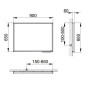 Keuco Royal Lumos - Miroir avec éclairage LED et chauffage, 90x65 cm 14598173000