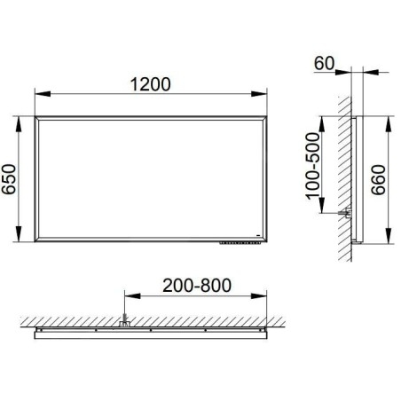 Keuco Royal Lumos - Miroir avec éclairage LED et chauffage, 120x65 cm 14598174500