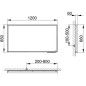 Keuco Royal Lumos - Miroir avec éclairage LED et chauffage, 120x65 cm 14598174500
