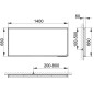 Keuco Royal Lumos - Miroir avec éclairage LED et chauffage, 140x65 cm 14598175000 Keuco Royal Lumos - Miroir avec éclairage LED et chauffage, 140x65 cm 14598175000