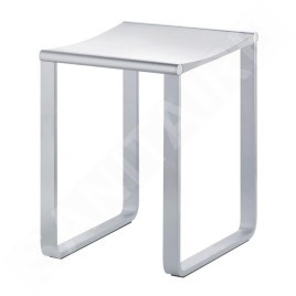 Keuco Plan - Tabouret de salle de bains, chrome/noir - gris 14982010037
