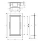 Hansgrohe XtraStoris Original - Niche murale avec cadre, 300 x 150 x 70 mm, noir mat 56092670