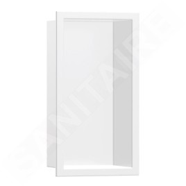 Hansgrohe XtraStoris Original - Niche murale avec cadre, 300 x 150 x 70 mm, blanc mat 56092700