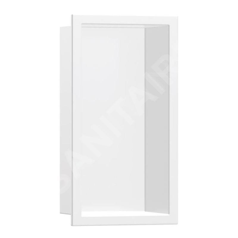 Hansgrohe XtraStoris Original - Niche murale avec cadre, 300 x 150 x 70 mm, blanc mat 56092700