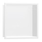 Hansgrohe XtraStoris Original - Niche murale avec cadre, 300 x 300 x 70 mm, blanc mat 56093700
