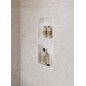 Hansgrohe XtraStoris Original - Niche murale avec cadre, 300 x 300 x 70 mm, blanc mat 56093700
