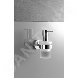 Grohe Essentials - Distributeur de savon liquide avec support, chrome 40448001