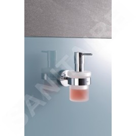 Grohe Essentials - Distributeur de savon liquide avec support, chrome 40448001