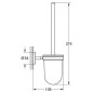 Grohe BauCosmopolitan - Ensemble pour entretien des toilettes, chrome 40463001