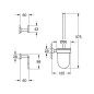 Grohe Essentials Cube - Kit d’adaptateurs, chrome 40757001 Grohe Essentials Cube - Kit d’adaptateurs, chrome 40757001