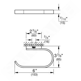 Grohe Selection - Porte-rouleaux WC, chrome 41068000