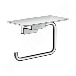 Hansgrohe AddStoris - Porte-papier toilette avec étagère, chrome 41772000