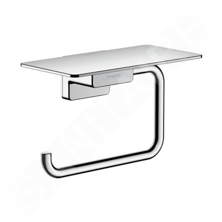 Hansgrohe AddStoris - Porte-papier toilette avec étagère, chrome 41772000