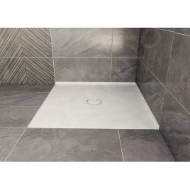 Polysan Receveurs de douche - Receveur de douche Mirai, 800x800 mm, marbre coulé, blanc 73182