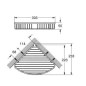 Grohe BauCosmopolitan - Panier, grand, chrome 40663001