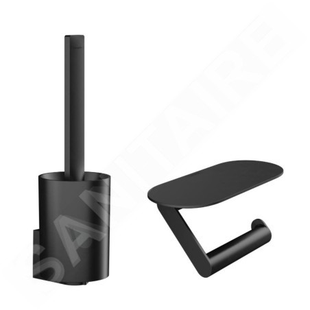 Hansgrohe WallStoris - Accessoires pour WC, noir mat 27969670