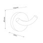 kielle Oudee - Crochet double, chrome 40602000