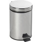 Aqualine Simple Line - Poubelle rond 3l, inox 27103