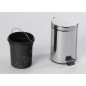 Aqualine Simple Line - Poubelle rond 3l, inox 27103
