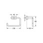 Grohe Essentials Cube - Porte-papier toilette, chrome 40507001 Grohe Essentials Cube - Porte-papier toilette, chrome 40507001