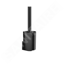 Hansgrohe WallStoris - Brosse WC avec support, noir mat 27927670