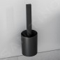 Hansgrohe WallStoris - Brosse WC avec support, noir mat 27927670