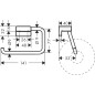Hansgrohe AddStoris - Porte-papier toilette, bronze brossé 41771140