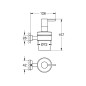 Grohe Essentials Cube - Distributeur de savon liquide, chrome 40756001