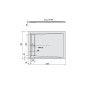 Polysan Receveurs de douche - Receveur de douche Varesa, 1100x900 mm, capot de bonde, blanc 72938 Polysan Receveurs de douche - Receveur de douche Varesa, 1100x900 mm, capot de bonde, blanc 72938