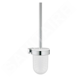 Grohe Essentials Cube - Balayette de toilette avec support, chrome 40513001