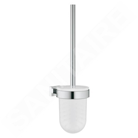 Grohe Essentials Cube - Balayette de toilette avec support, chrome 40513001
