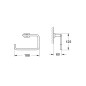 Grohe Essentials Cube - Porte-serviette, chrome 40510001 Grohe Essentials Cube - Porte-serviette, chrome 40510001