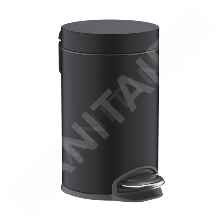Hansgrohe AddStoris - Poubelle 3 l, Soft Close, noir mat 41775670