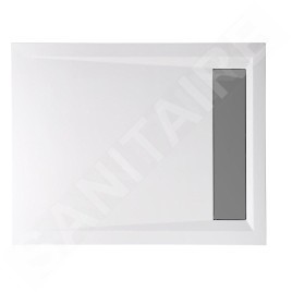 Polysan Receveurs de douche - Receveur de douche Varesa, 1100x900 mm, capot de bonde, blanc 72938