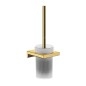 Hansgrohe AddStoris - Brosse WC murale, verre mat / aspect d'or poli 41752990