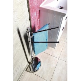 Aqualine Accessoires - Porte-serviettes sur pied, chrome HI31