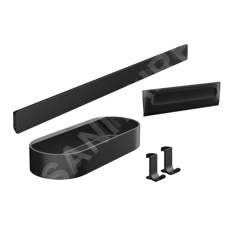 Hansgrohe WallStoris - Accessoires de salle de bain, noir mat 27967670